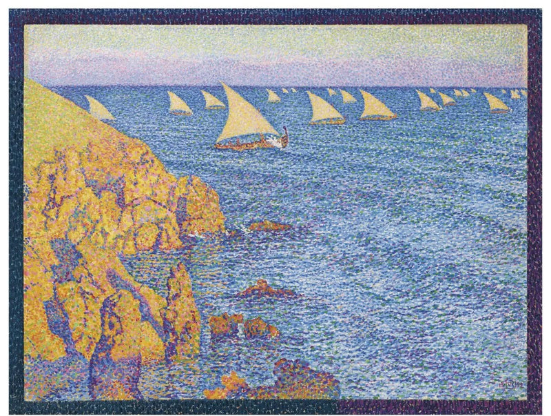 Fiskerbåde i Middelhavet - Théo van Rysselberghe