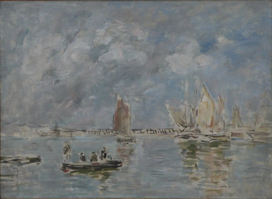 Både og Estacade - Eugène Boudin