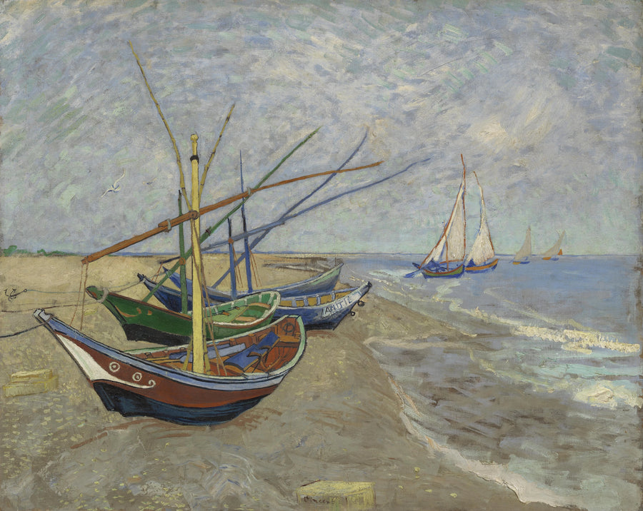 Både ved Saintes-Maries - Vincent van Gogh