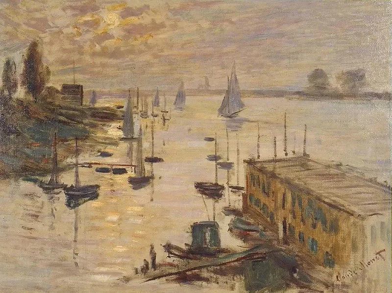Argenteuil-bassinet set fra W334-vejbroen - Claude Monet