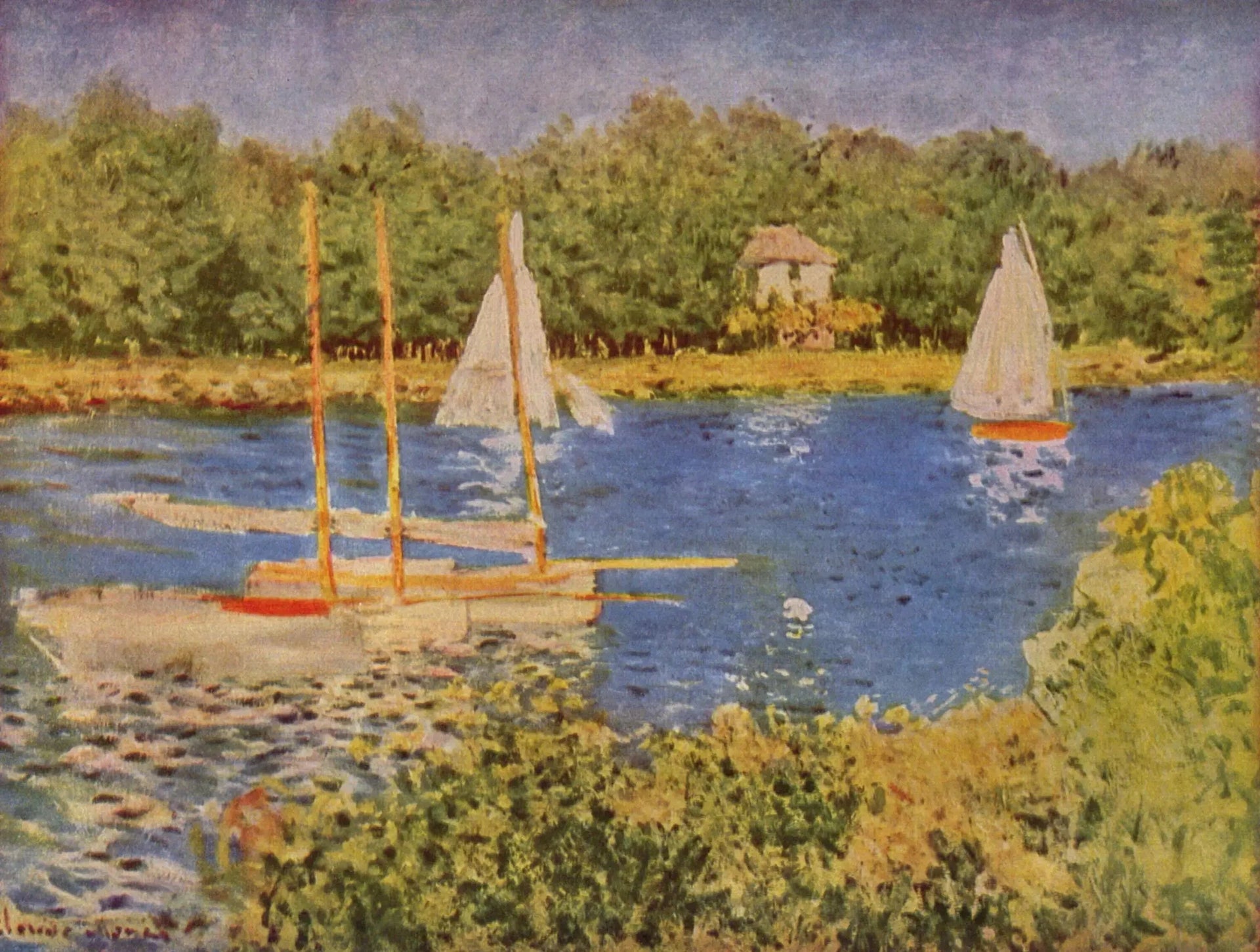 Le Bassin d’Argenteuil W325 par Claude Monet, 1874, RISD Museum