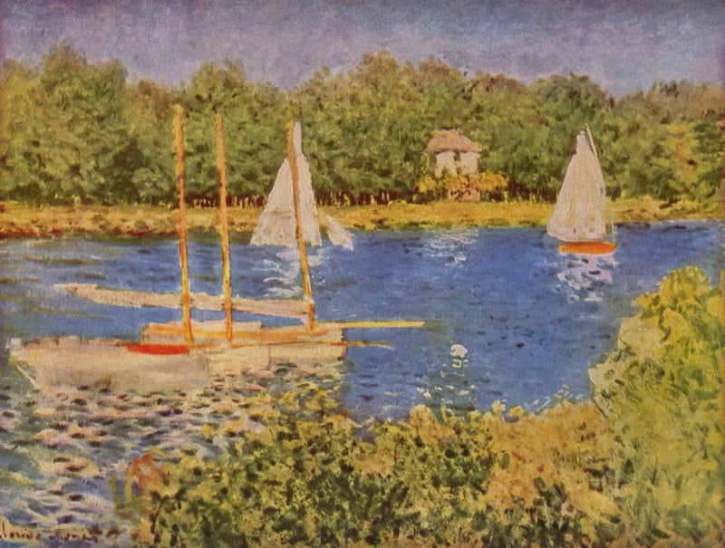 Seinen ved Argenteuil - Claude Monet
