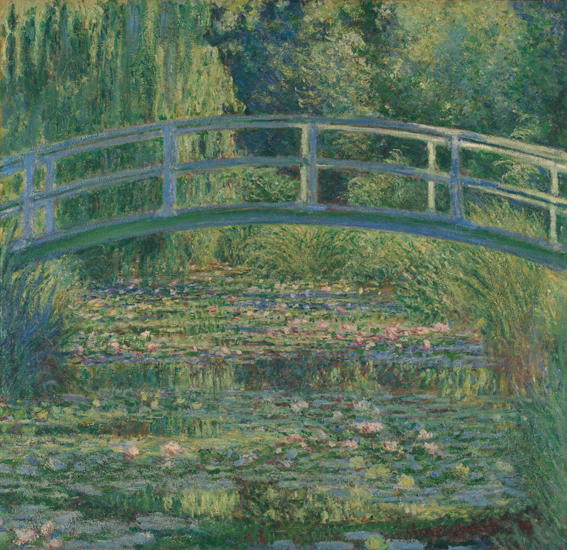 The Water Lilies Basin, grøn harmoni - Claude Monet