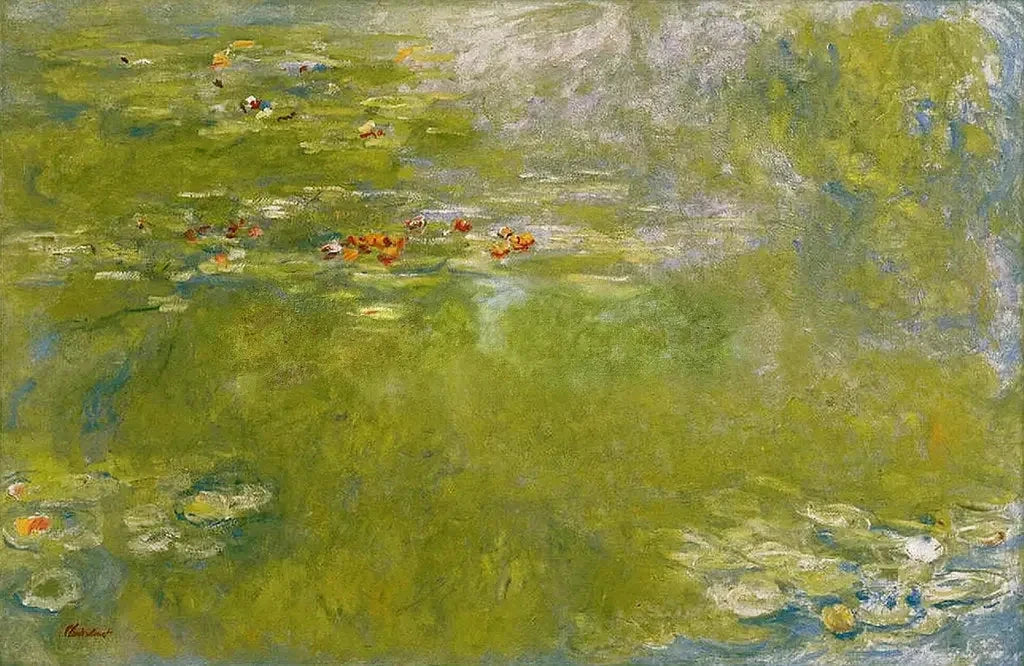 Le Bassin aux nymphéas de Claude Monet, vers 1916 – Museum Folkwang, inventaire G 343, W1883