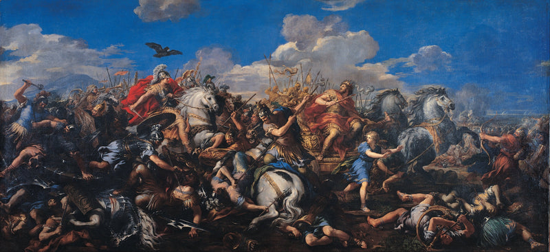Aleksanders kamp mod Darius - Pietro da Cortona