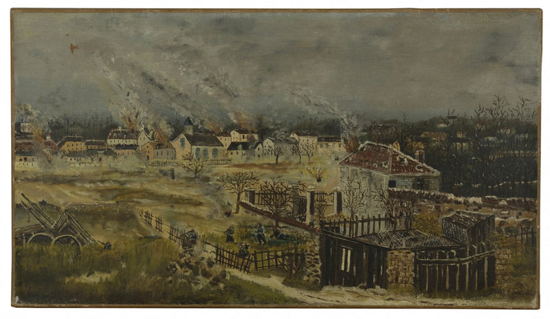 Bataille de Champigny - Épisode de la guerre de 1870 - Henri Rousseau