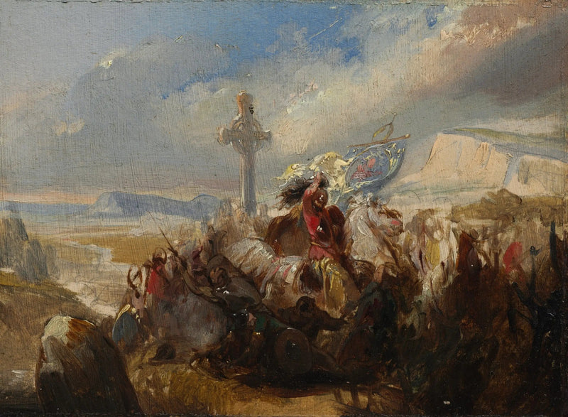 Slaget ved Poitiers, 25. oktober 732 - Charles de Steuben