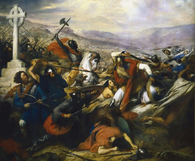 Slaget ved Poitiers - Charles de Steuben
