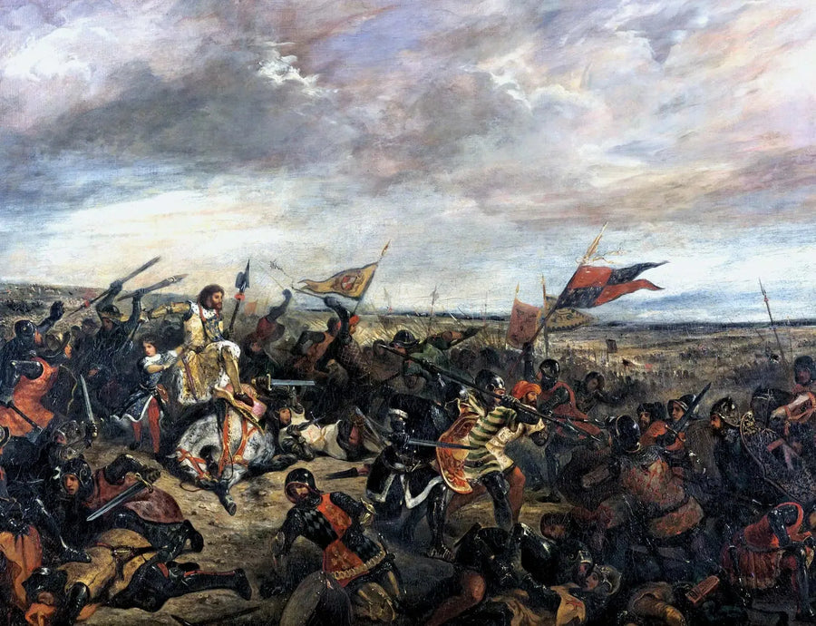 Slaget ved Poitiers - Eugène Delacroix