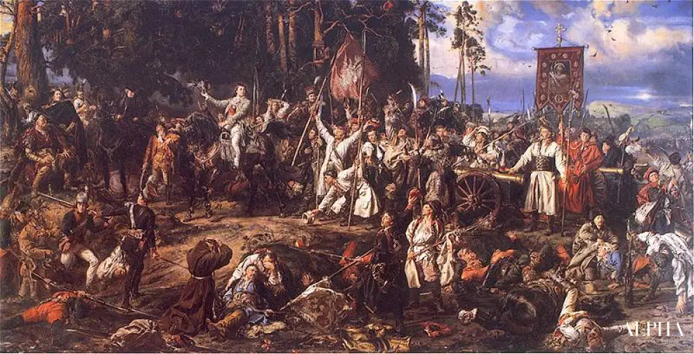 Battle of Raclawice - Jan Matejko - Reproductions de tableaux et peintures haut de gamme