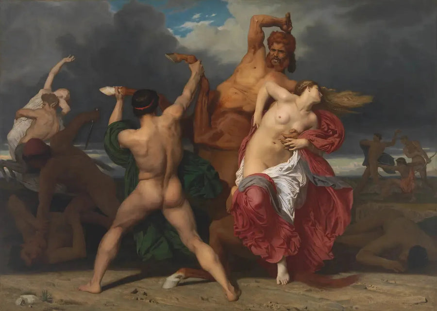 Centaurernes kamp mod Lapitherne - Bouguereau