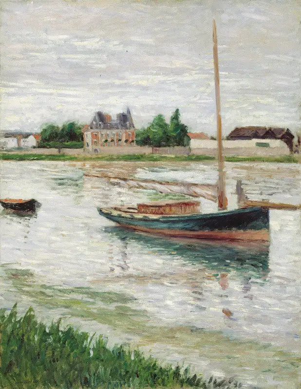 Ankerbåd på Seinen, Argenteuil - Gustave Caillebotte