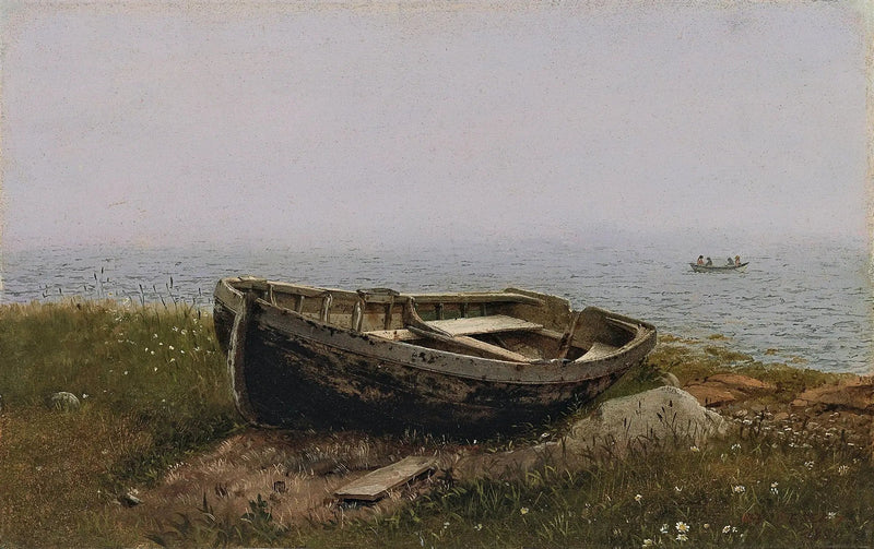 Forladt båd - Frederic Edwin Church