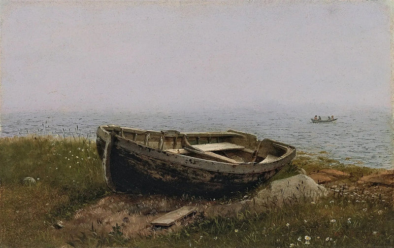 Forladt båd - Frederic Edwin Church