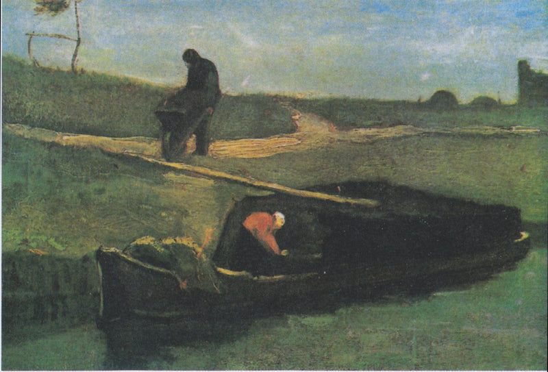 Torvskib med to personer - Vincent van Gogh