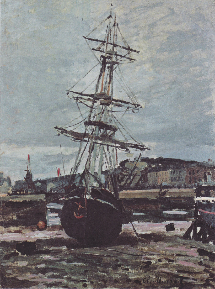 Båd strandet ved Fécamp W118 - Claude Monet