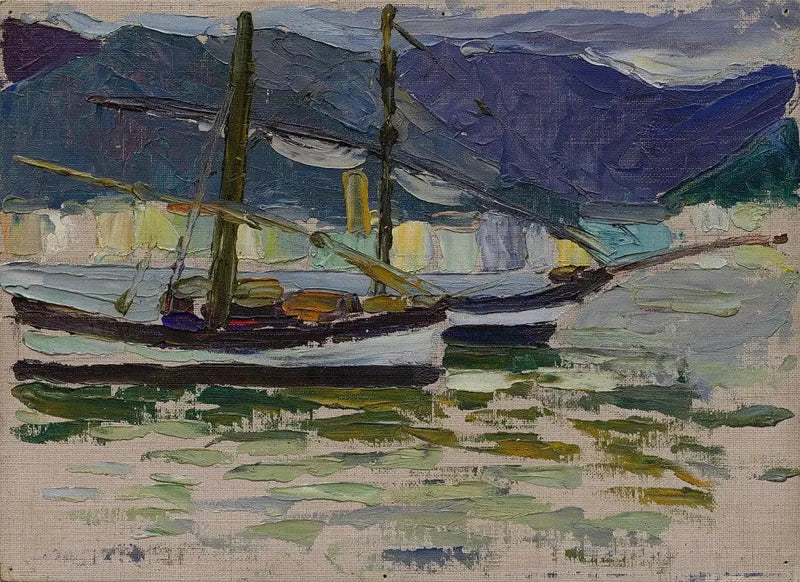 Fiskerbåde, Sestri - Vassily Kandinsky