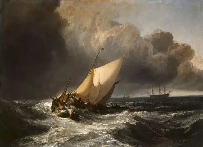 Hollandske skibe i stormen - J. M. W. Turner