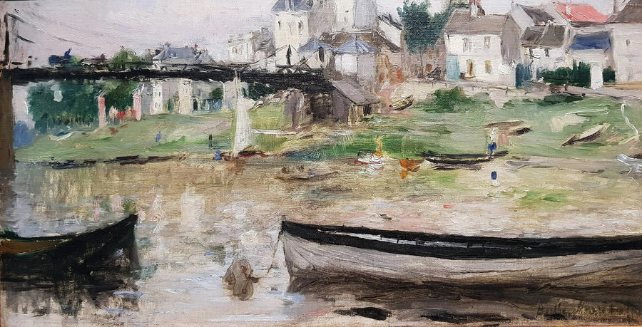 Både på Seinen - Berthe Morisot