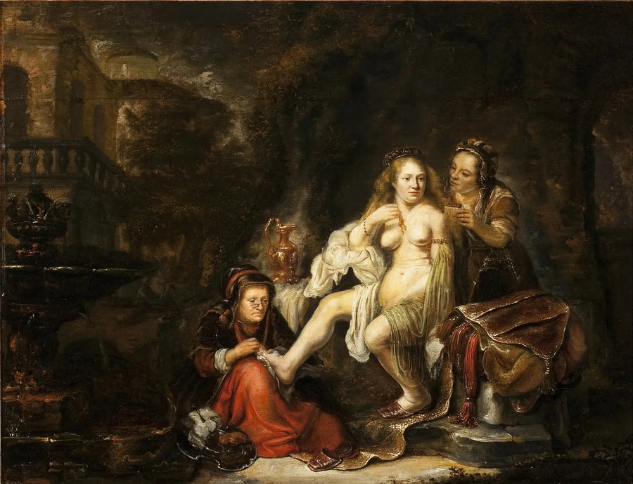 Bath-Sjéba modtager brevet fra David - Rembrandt