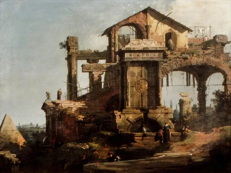 Bygningsruine, Rom - Canaletto