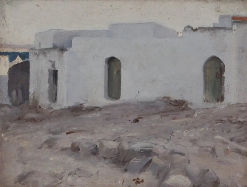 Moorish bygninger i overskyet vejr - John Singer Sargent