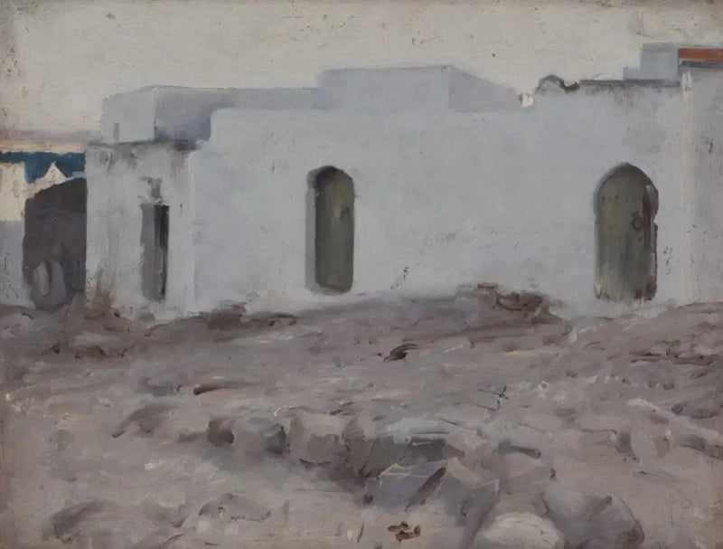 Moorish bygninger i overskyet vejr - John Singer Sargent