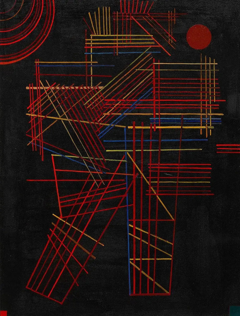 Farverige stænger - Vassily Kandinsky