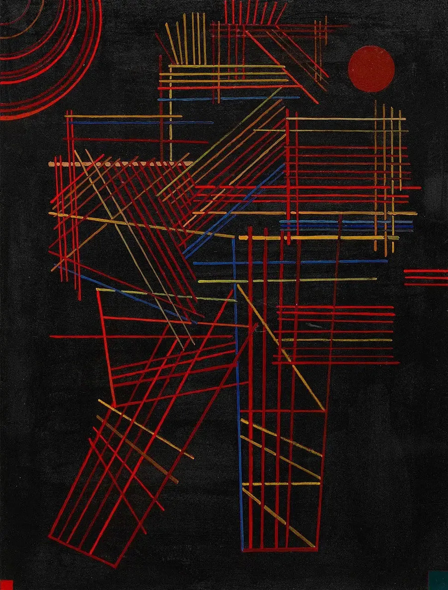 Farverige stænger - Vassily Kandinsky