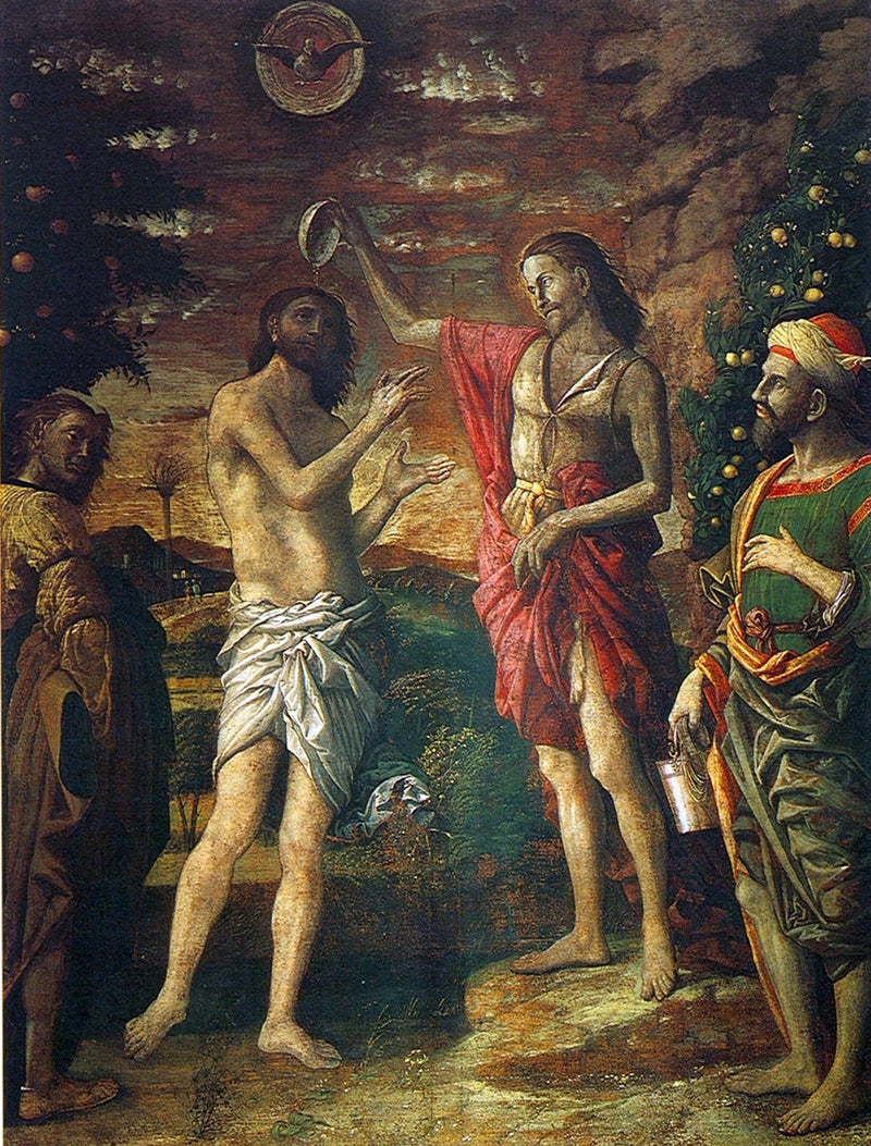 Dåben af Kristus - Andrea Mantegna