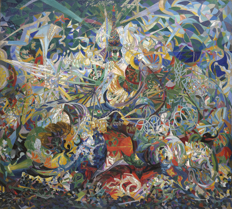 Battle of Lights, Coney Island - Joseph Stella