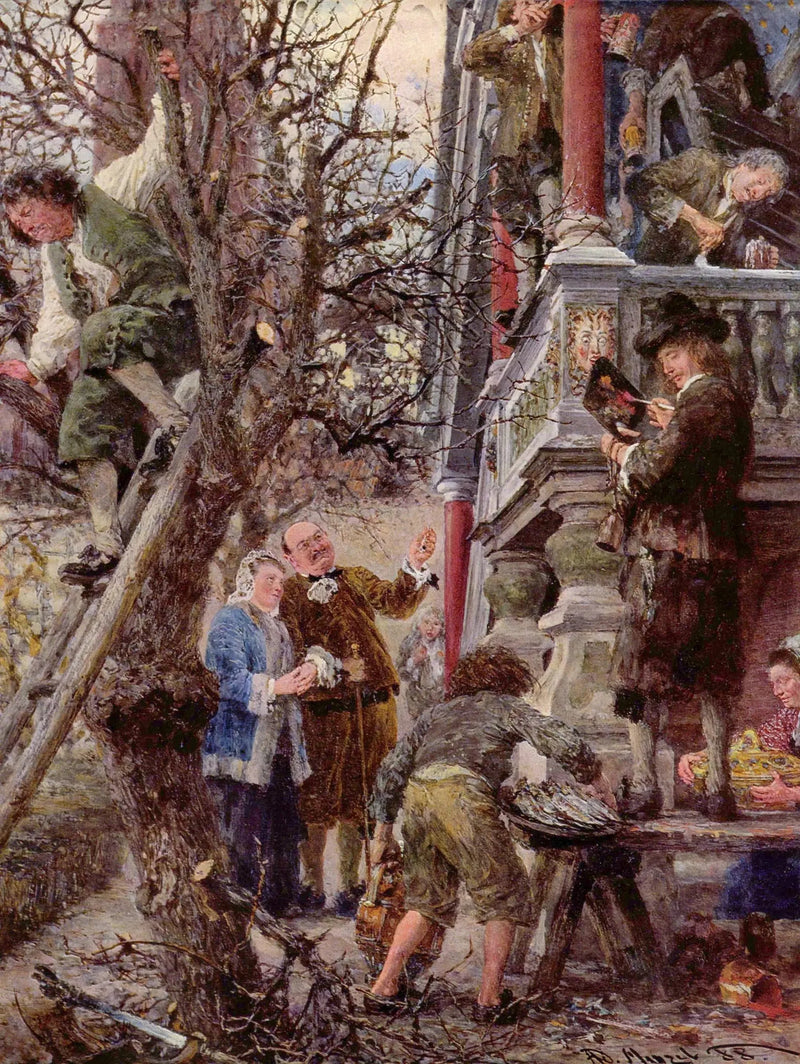 Beati Possidentes (Velsignede er de, der har) - Adolph von Menzel