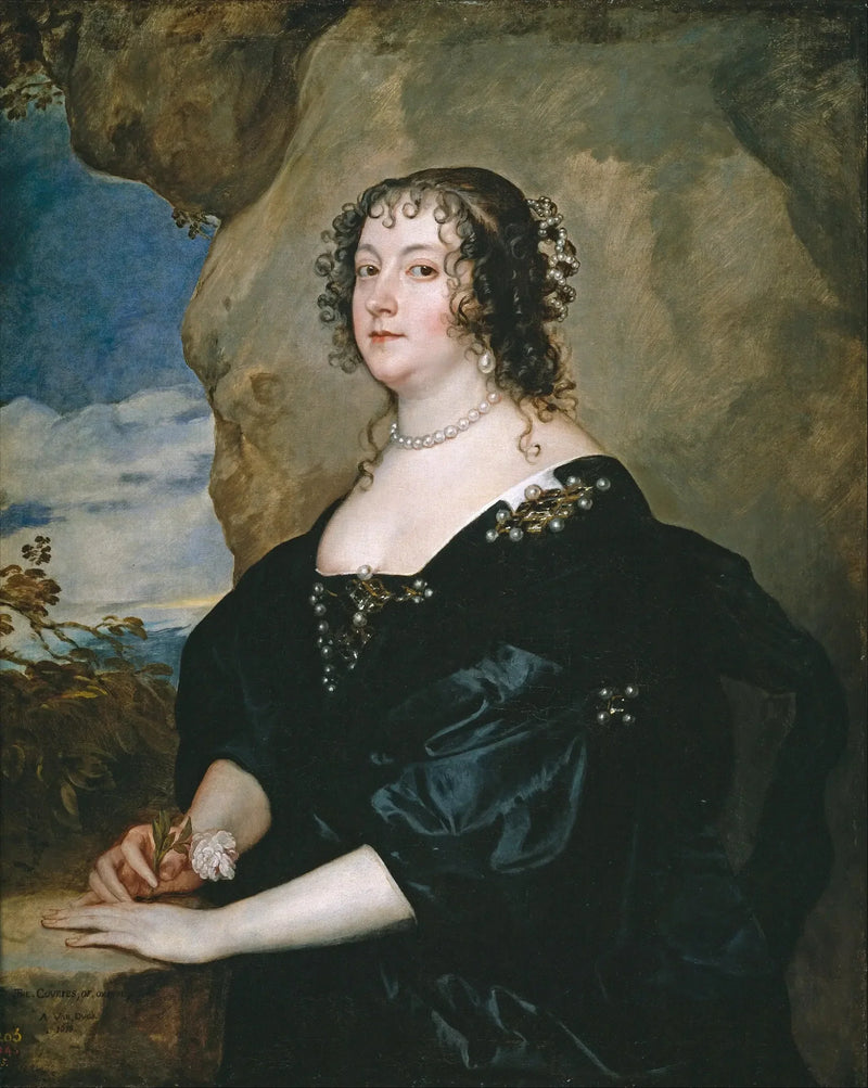 Beatriz van Hemmema, greveinde af Oxford (tidligere kaldet Diana Cecil) - Antoine van Dyck