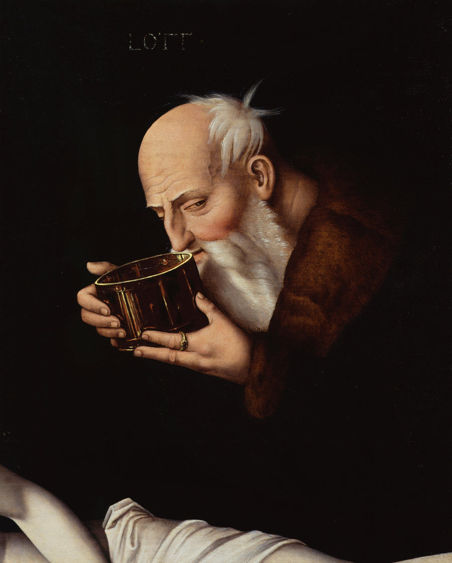 Meget alkohol (fragment af Berlin) - Hans Baldung Grien