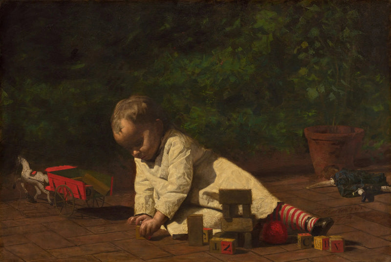 Baby der leger - Thomas Eakins