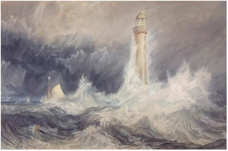 Bell Rock Fyrtårn - J. M. W. Turner