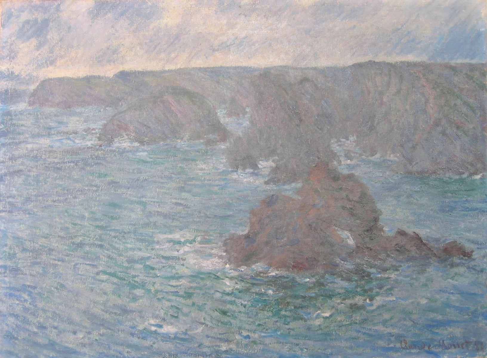 Belle-Île-en-Mer W1110 par Claude Monet, Musée Rodin