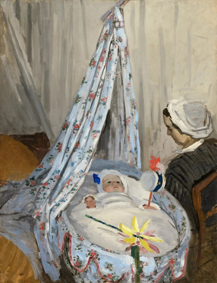 Le Berceau, Camille med Jean W101 - Claude Monet