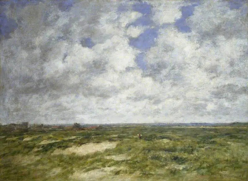 Berck, paysage nuageux - Eugène Boudin image 1 reproduction artisanale de tableau