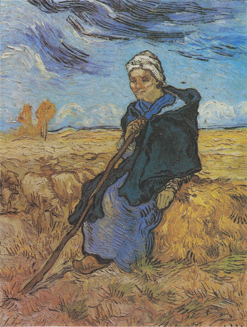 Bergère, La (efter Millet) - Vincent van Gogh