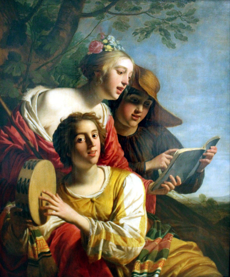 Syngende hyrdinder - Gerrit van Honthorst