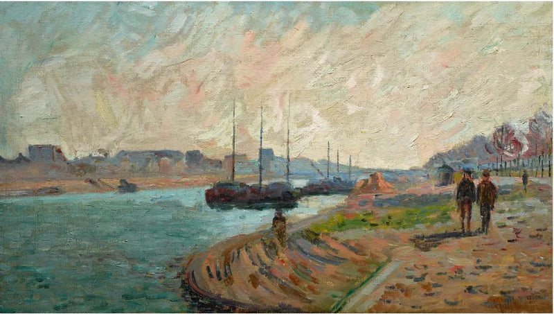 Bjerge ved Seinen i Paris - Armand Guillaumin