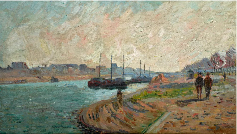 Bjerge ved Seinen i Paris - Armand Guillaumin