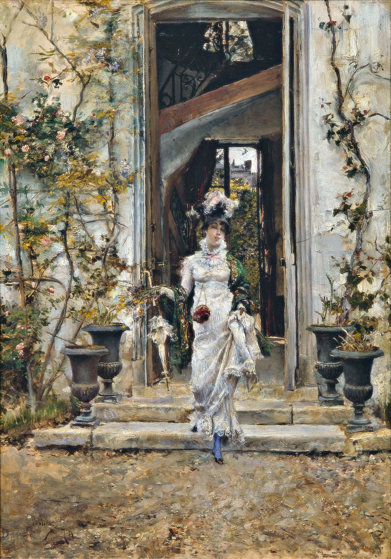 Berthe går en tur - Giovanni Boldini