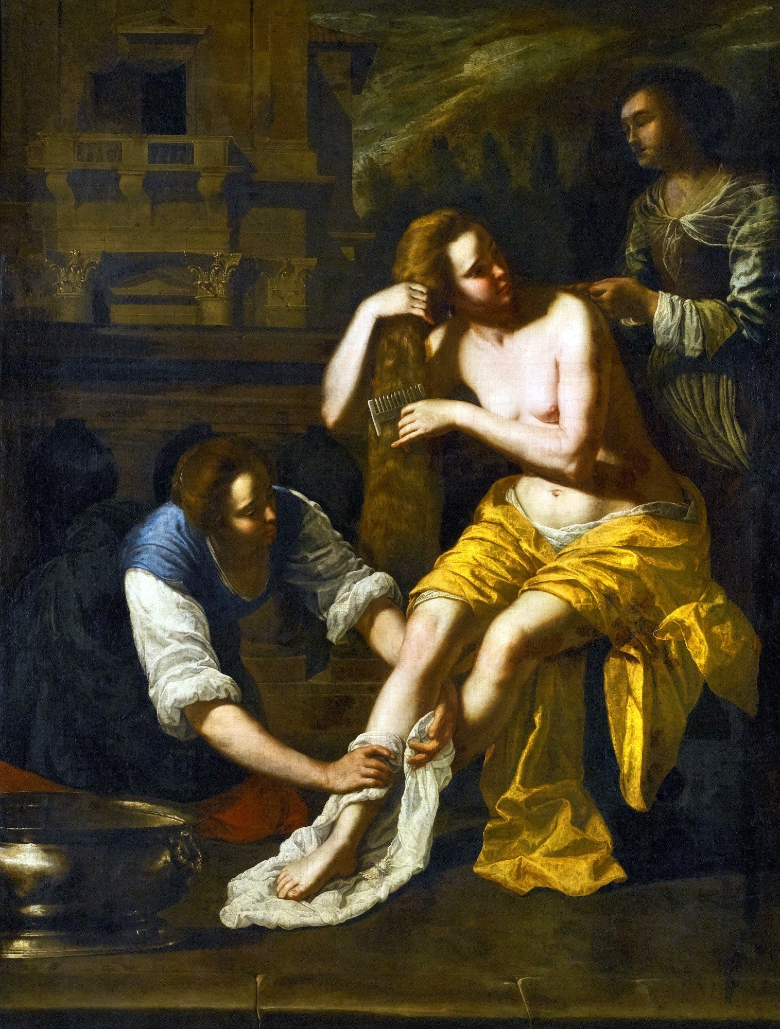 Bethsabée i badet - Artemisia Gentileschi