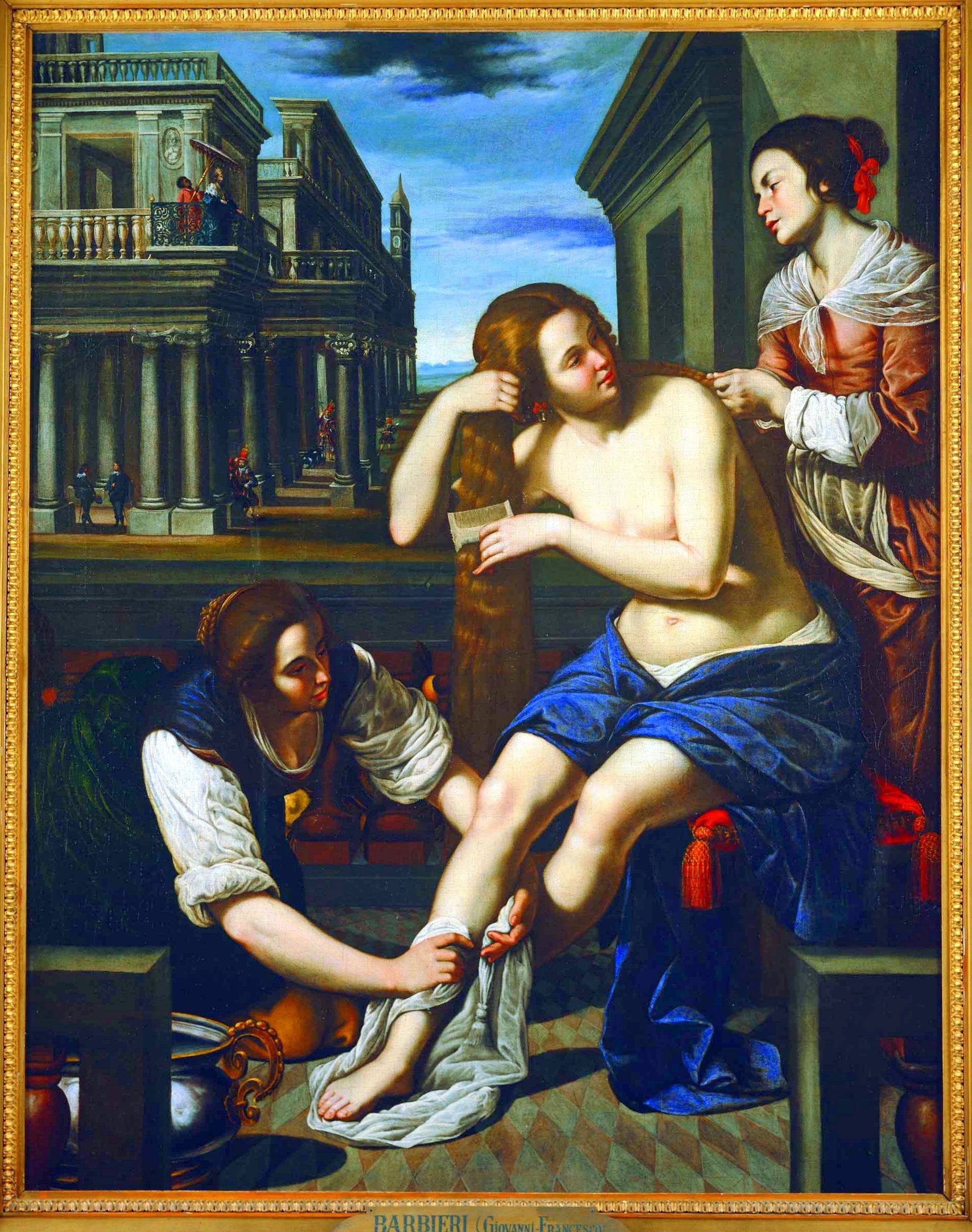 Bethsabée i badet - Artemisia Gentileschi