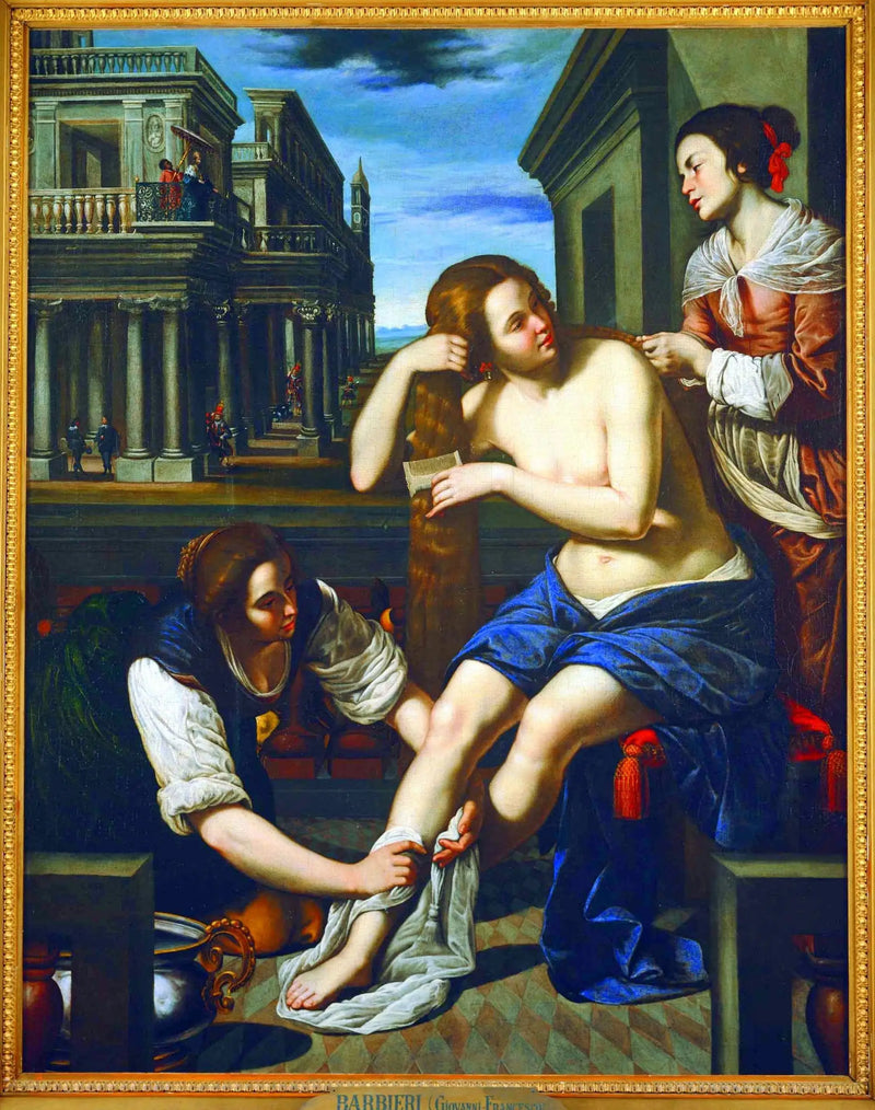 Bethsabée i badet - Artemisia Gentileschi