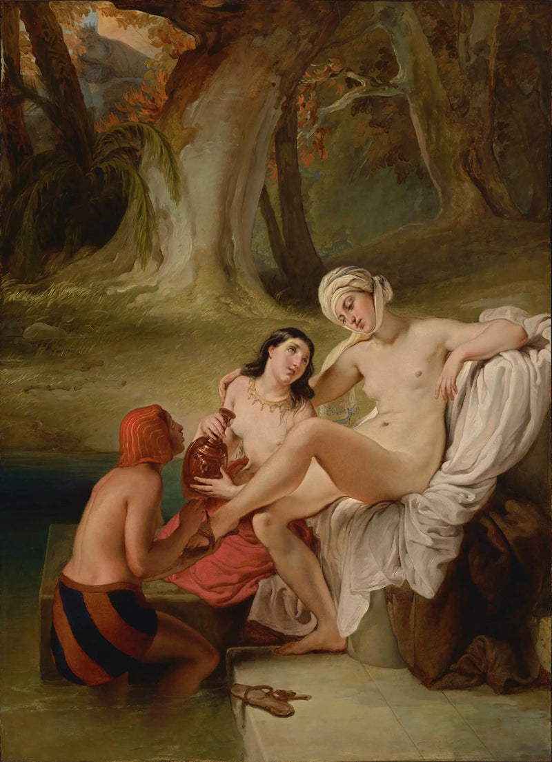 Bethsabée i badet - Francesco Hayez