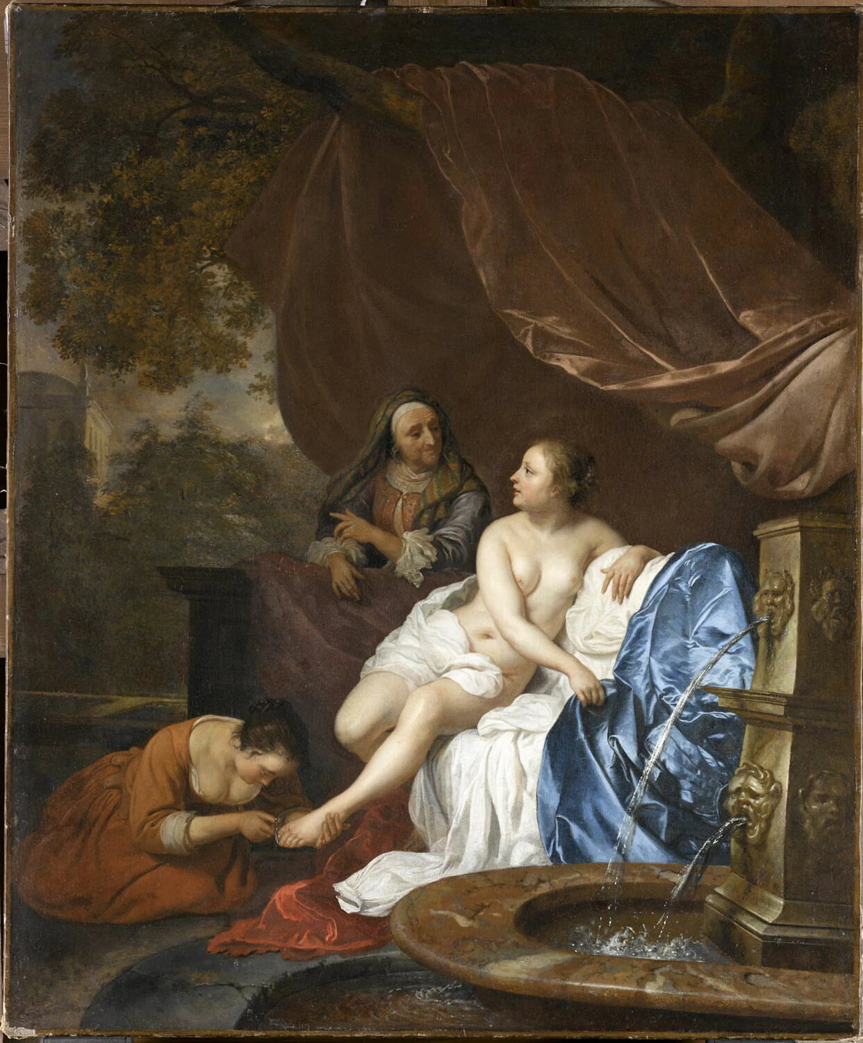 Bethsabée au bain - Jacob Van Loo
