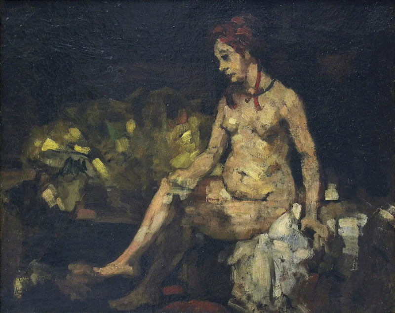 Bethsabée, efter Rembrandt - Paul Cézanne